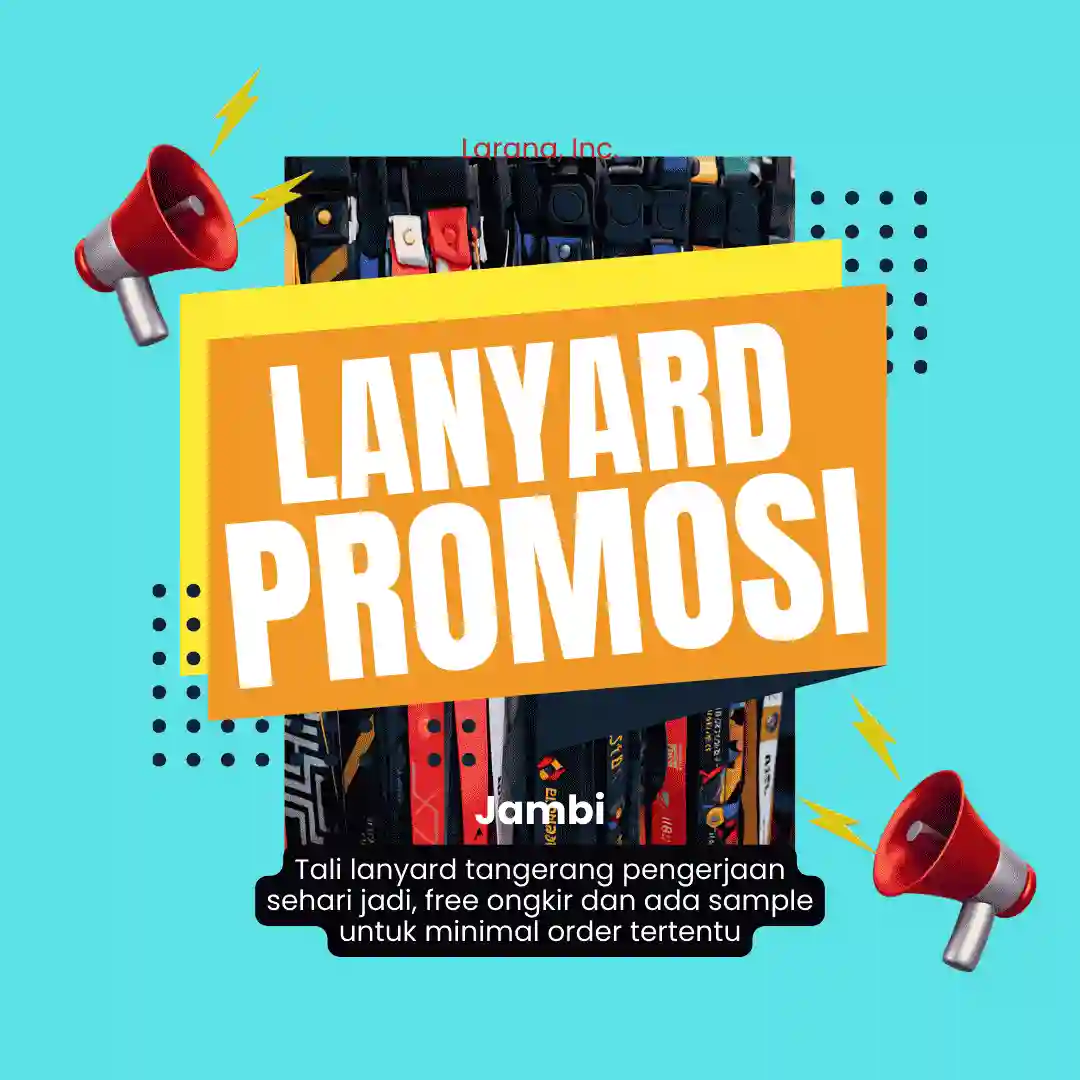 Lanyard Promosi Murah di Jambi